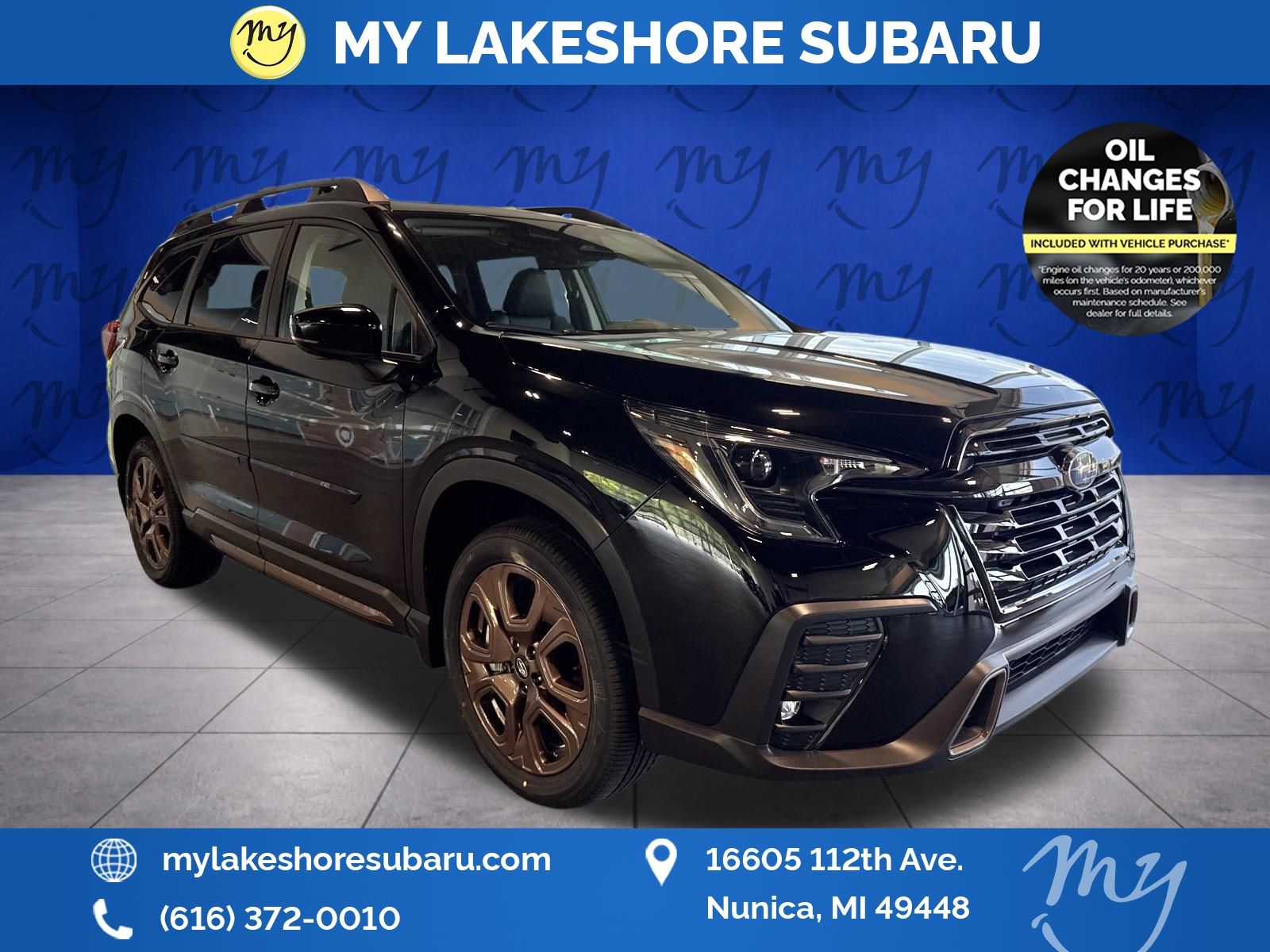 Crystal Black Silica 2026 Subaru Ascent SUV / Crossover All-Wheel Drive Continuously Variable Transmission