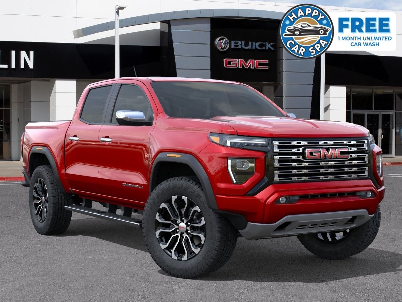 Volcanic Red Tintcoat 2026 GMC Canyon Pickup Truck Four-Wheel Drive 8-Speed Automatic