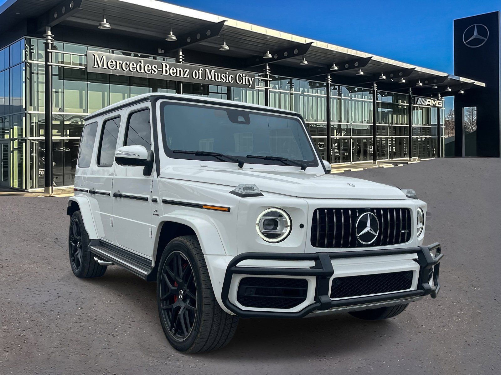 Polar White 2024 Mercedes-Benz G-Class AMG G 63 4MATIC SUV / Crossover All-Wheel Drive 9-Speed Automatic