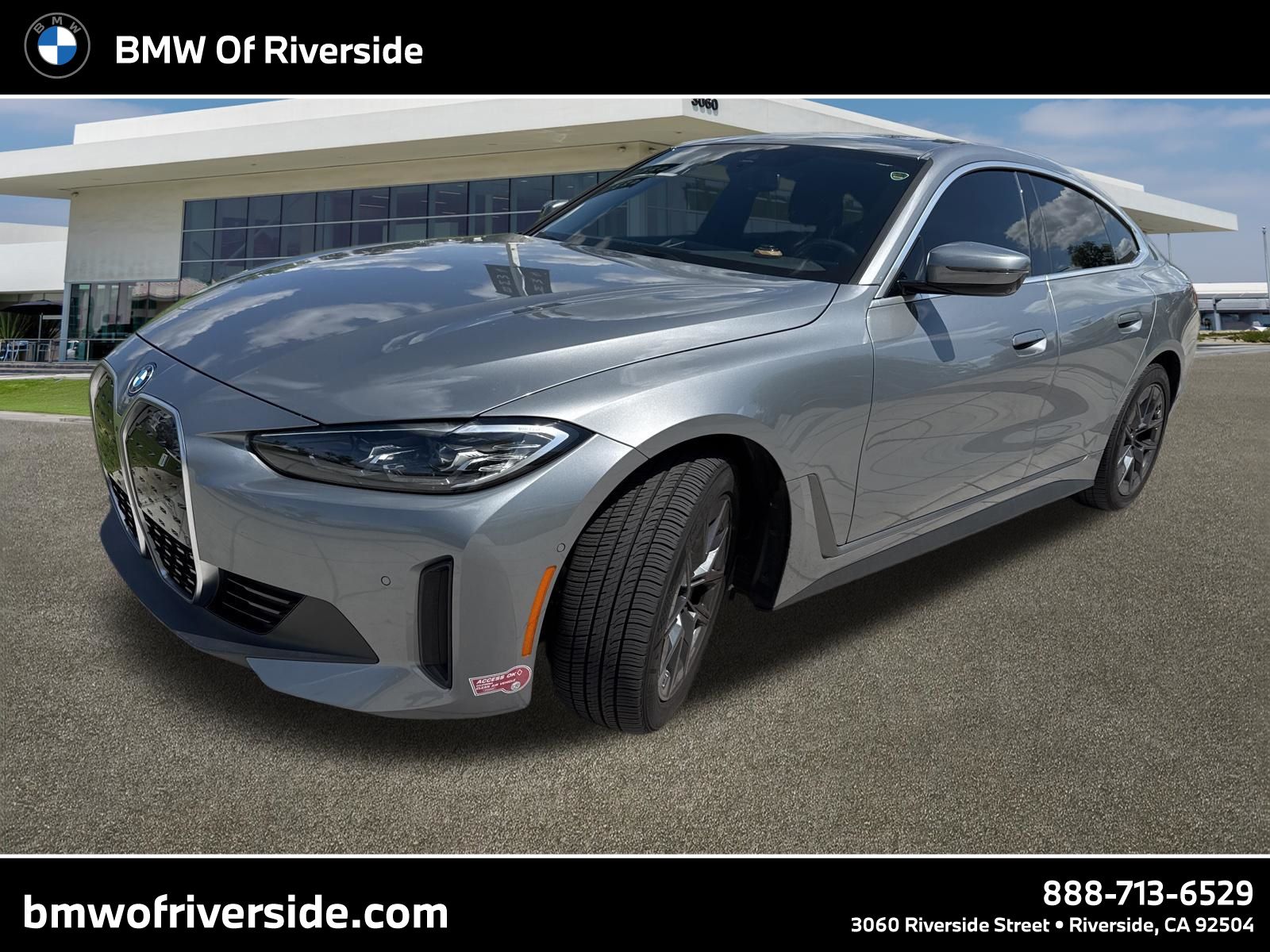 Skyscraper Gray Metallic 2024 BMW i4 eDrive40 Gran Coupe FWD Sedan Rear-Wheel Drive Automatic