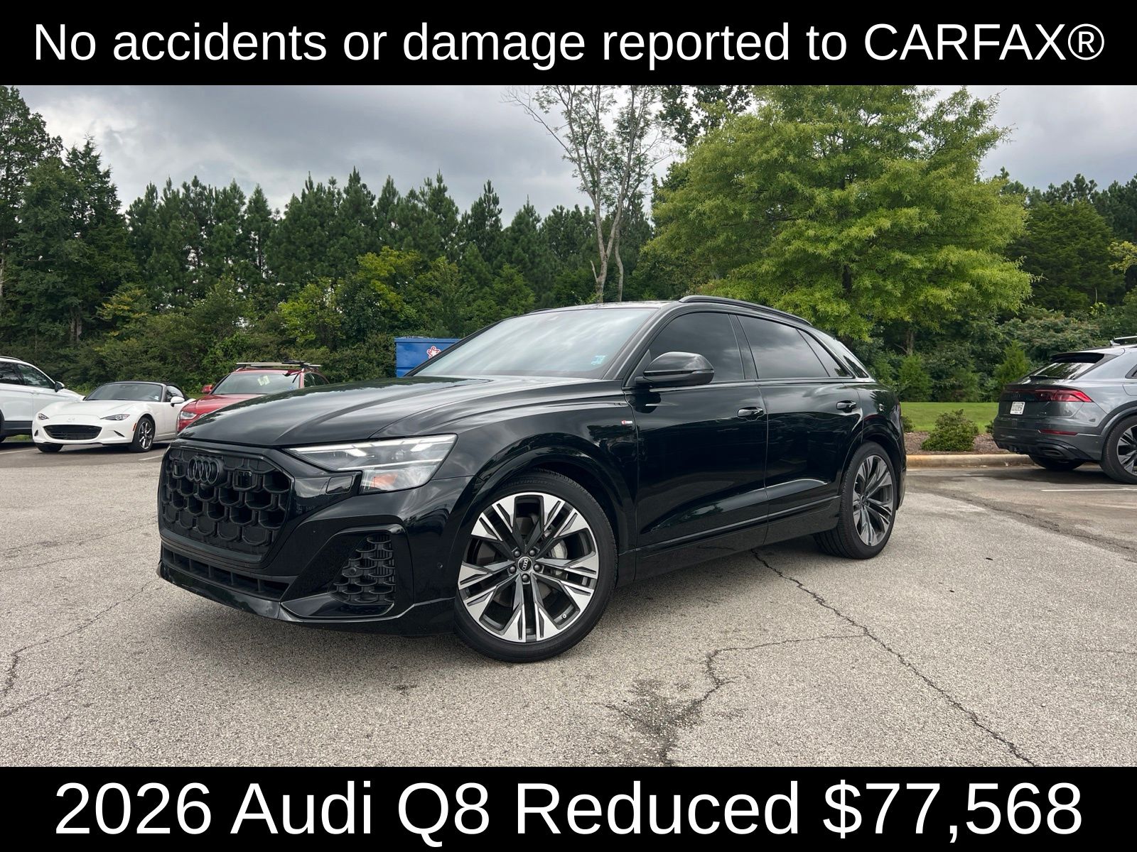 Mythos Black Metallic 2026 Audi Q8 SUV / Crossover All-Wheel Drive 8-Speed Automatic