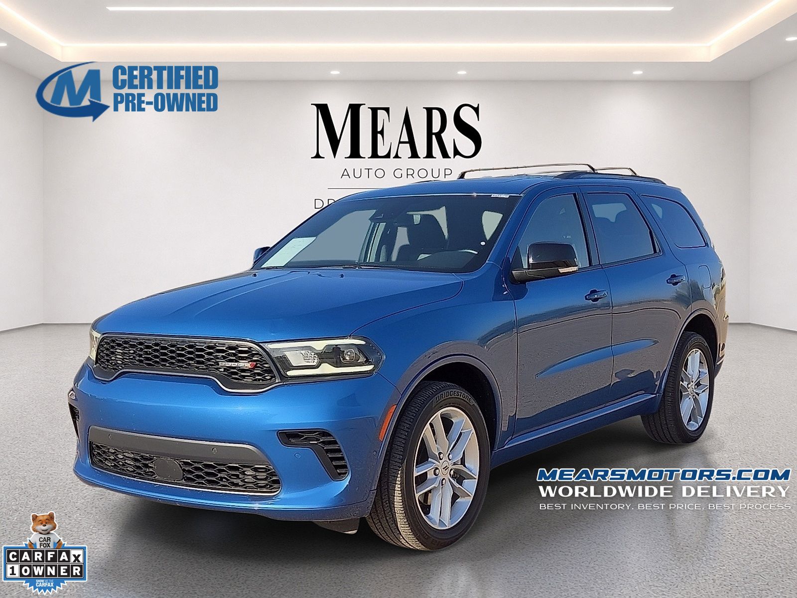 Blue (Frostbite Pearlcoat) 2025 Dodge Durango SUV / Crossover All-Wheel Drive 8-Speed Automatic