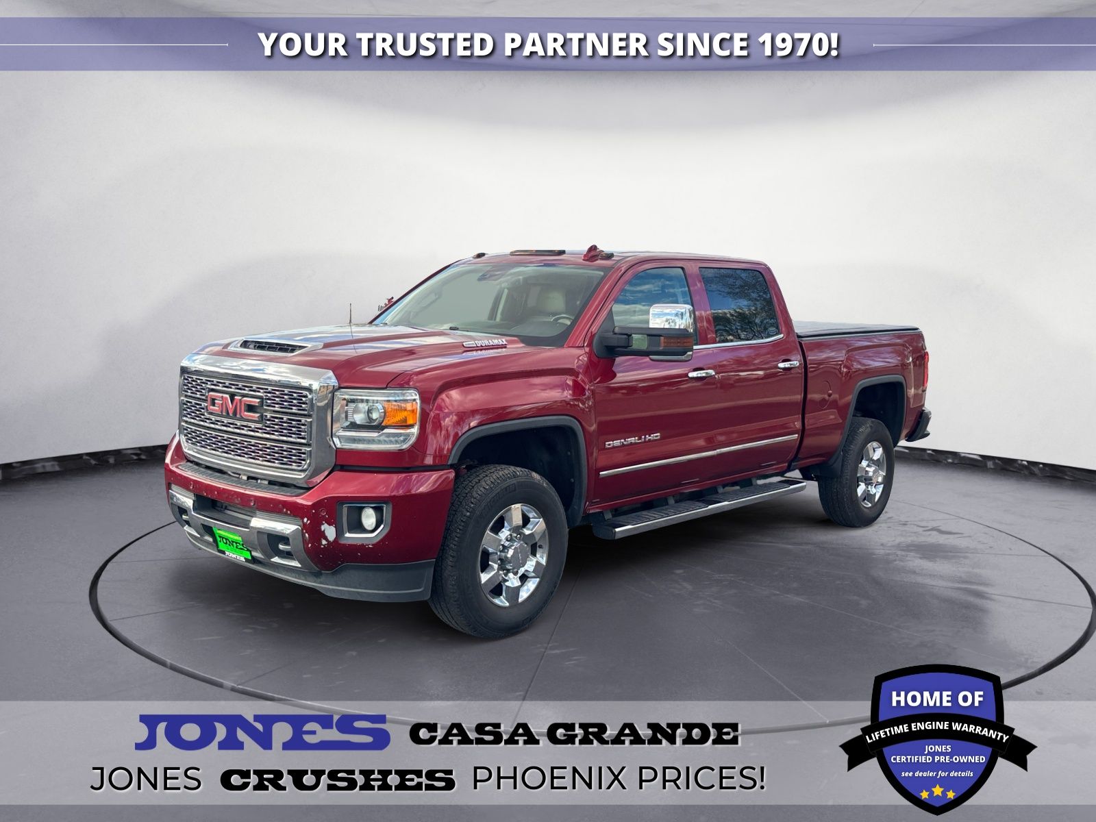 Red Quartz Tintcoat 2019 GMC Sierra 3500HD Pickup Truck Four-Wheel Drive 6-Speed Automatic