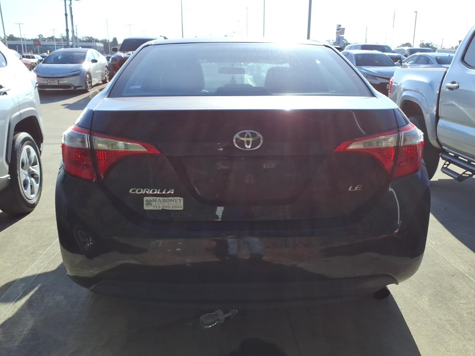 2016 Toyota Corolla LE Black at Emmons Autoplex