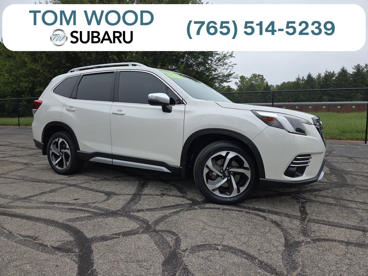 Crystal White Pearl 2023 Subaru Forester SUV / Crossover All-Wheel Drive Continuously Variable Transmission