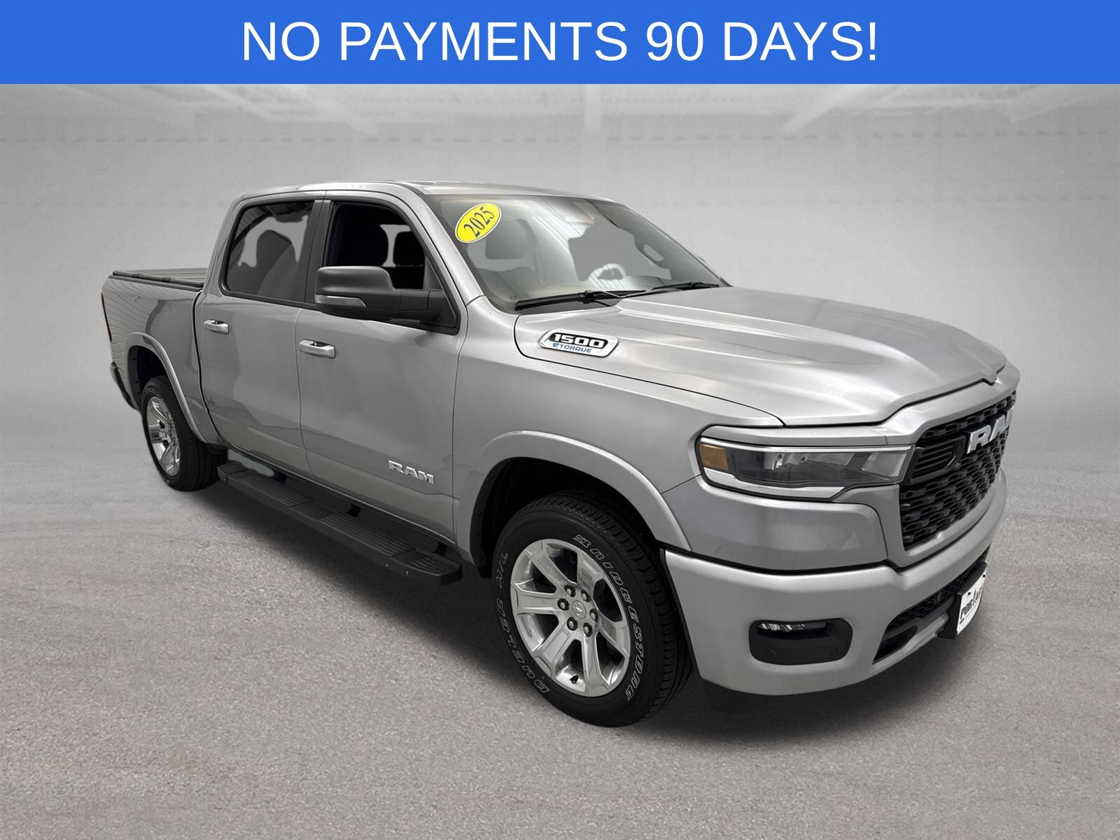 Billet Silver Metallic Clearcoat 2025 RAM 1500 Pickup Truck Four-Wheel Drive 8-Speed Automatic