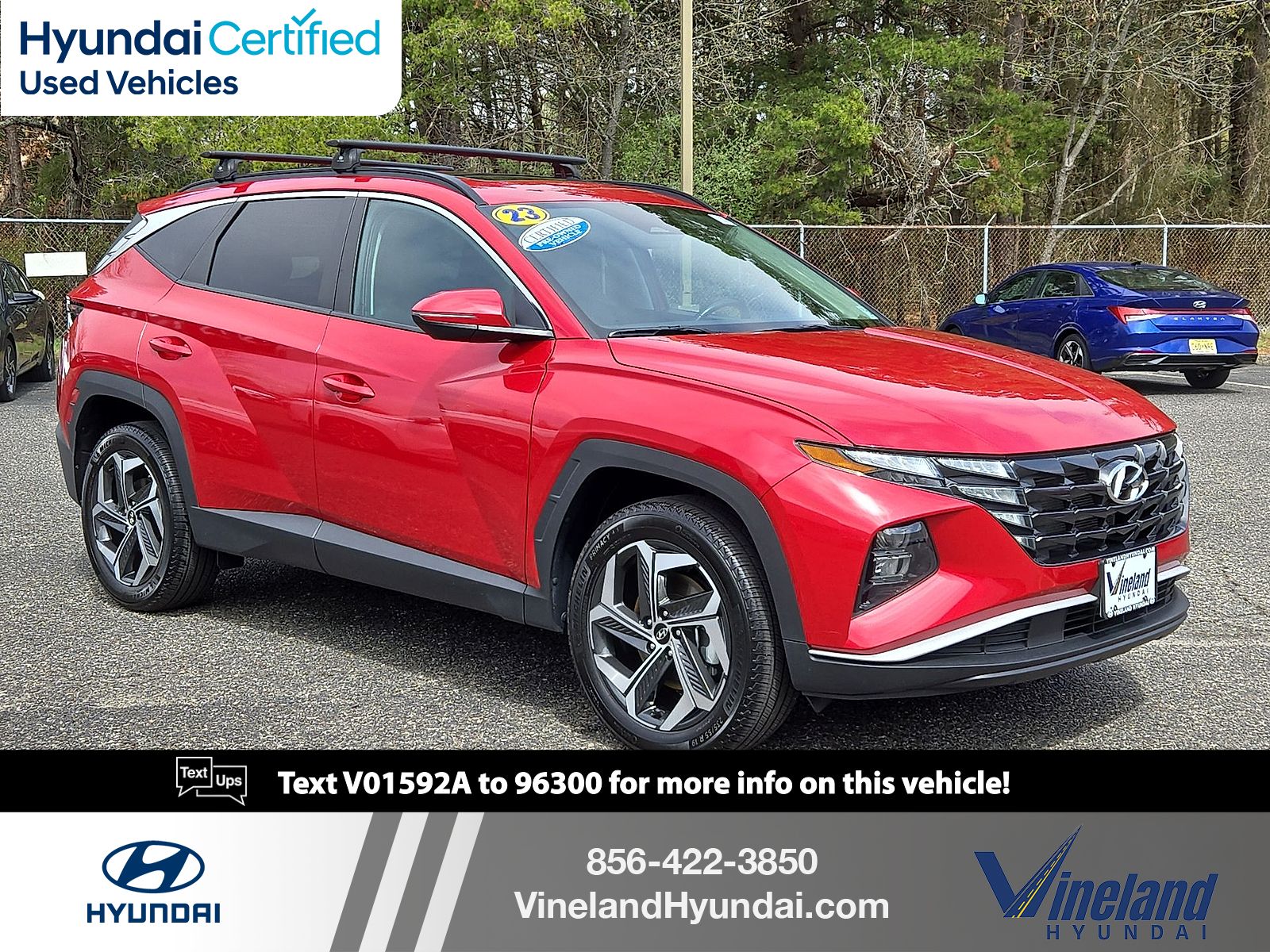 Calypso Red 2023 Hyundai Tucson SUV / Crossover All-Wheel Drive 8-Speed Automatic