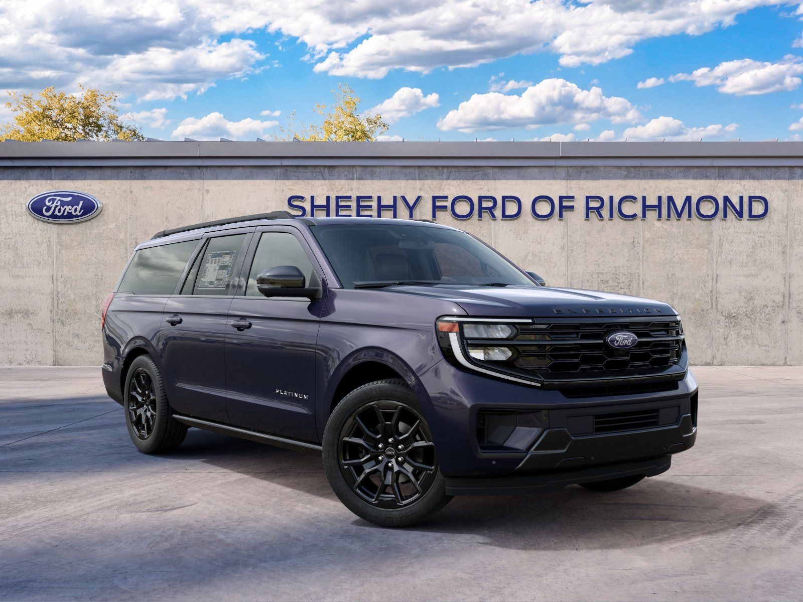 Blue 2027 Ford Expedition SUV / Crossover Four-Wheel Drive Automatic