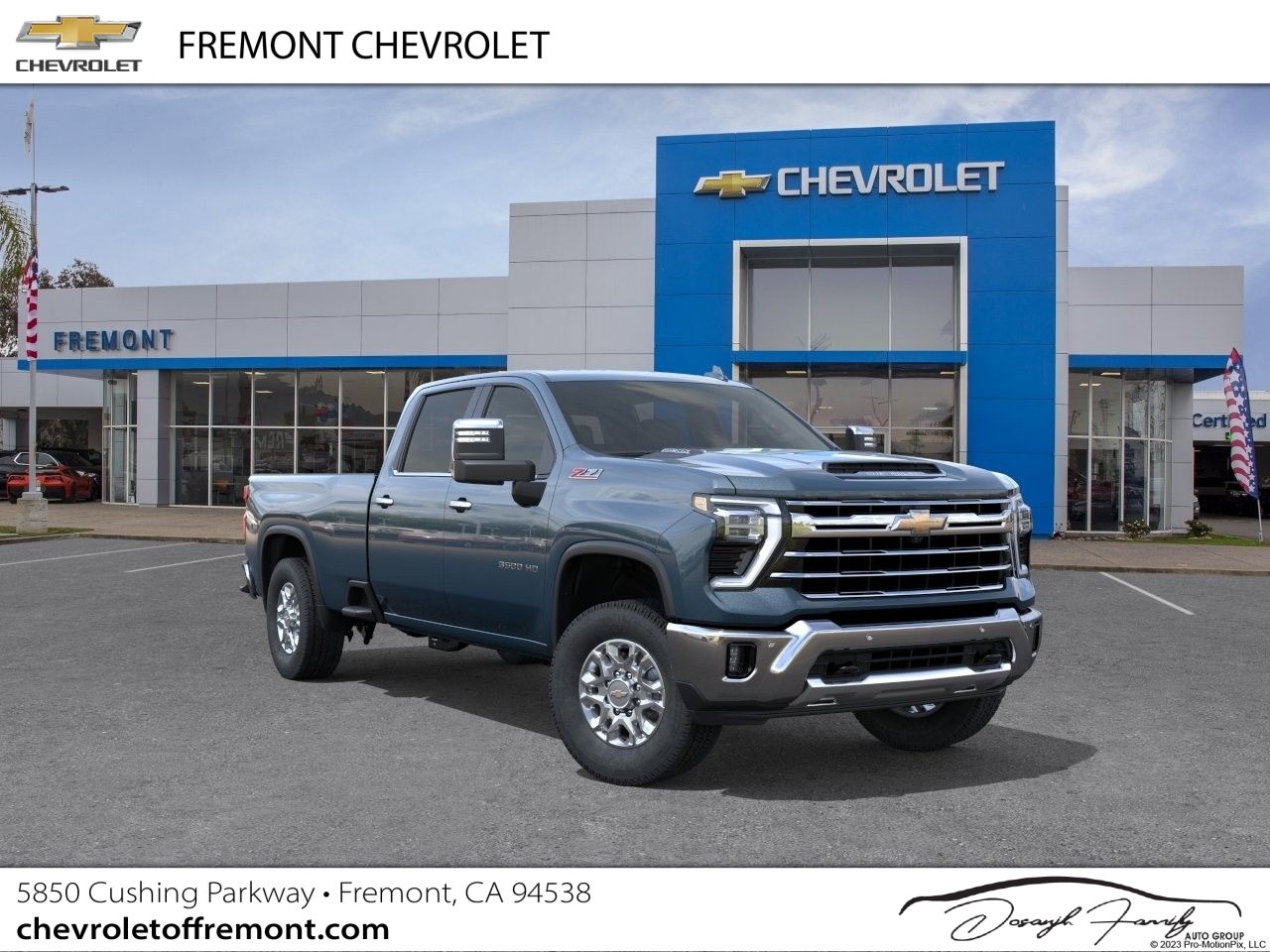 Lakeshore Blue Metallic 2026 Chevrolet Silverado 3500HD Pickup Truck Four-Wheel Drive Automatic