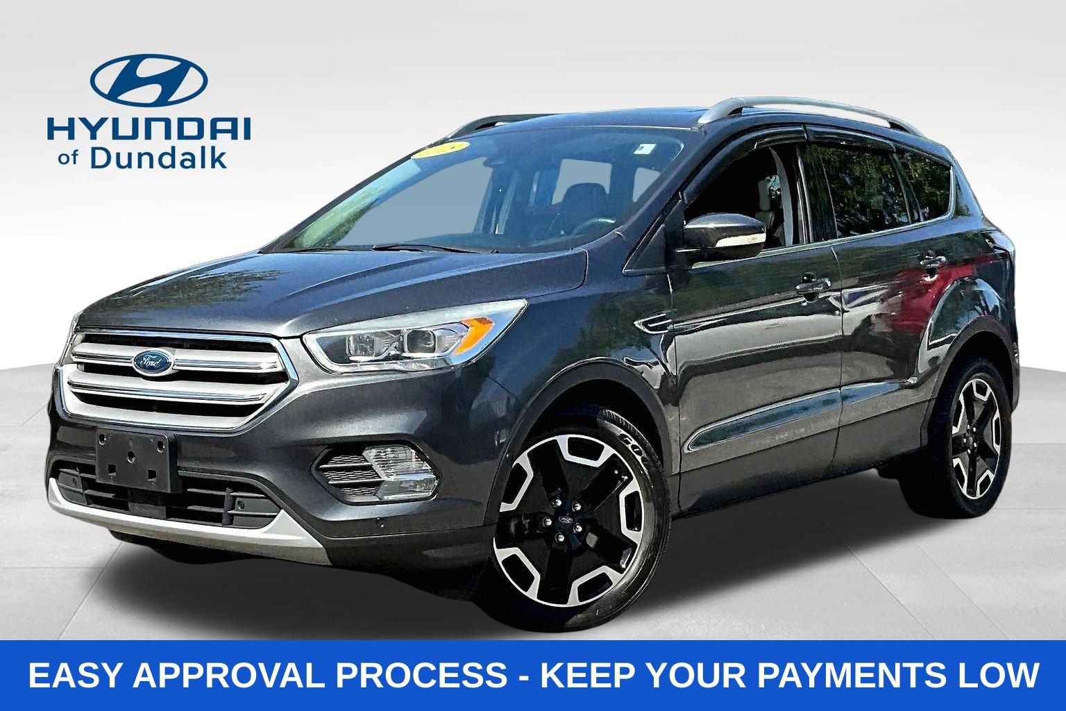 Gray (Magnetic) 2018 Ford Escape Titanium AWD SUV / Crossover All-Wheel Drive 6-Speed Automatic