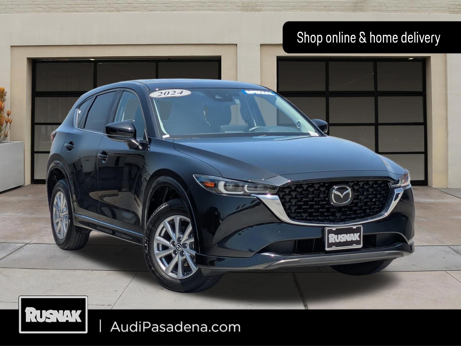 Jet Black Mica 2024 Mazda CX-5 2.5 S Preferred AWD SUV / Crossover All-Wheel Drive 6-Speed Automatic