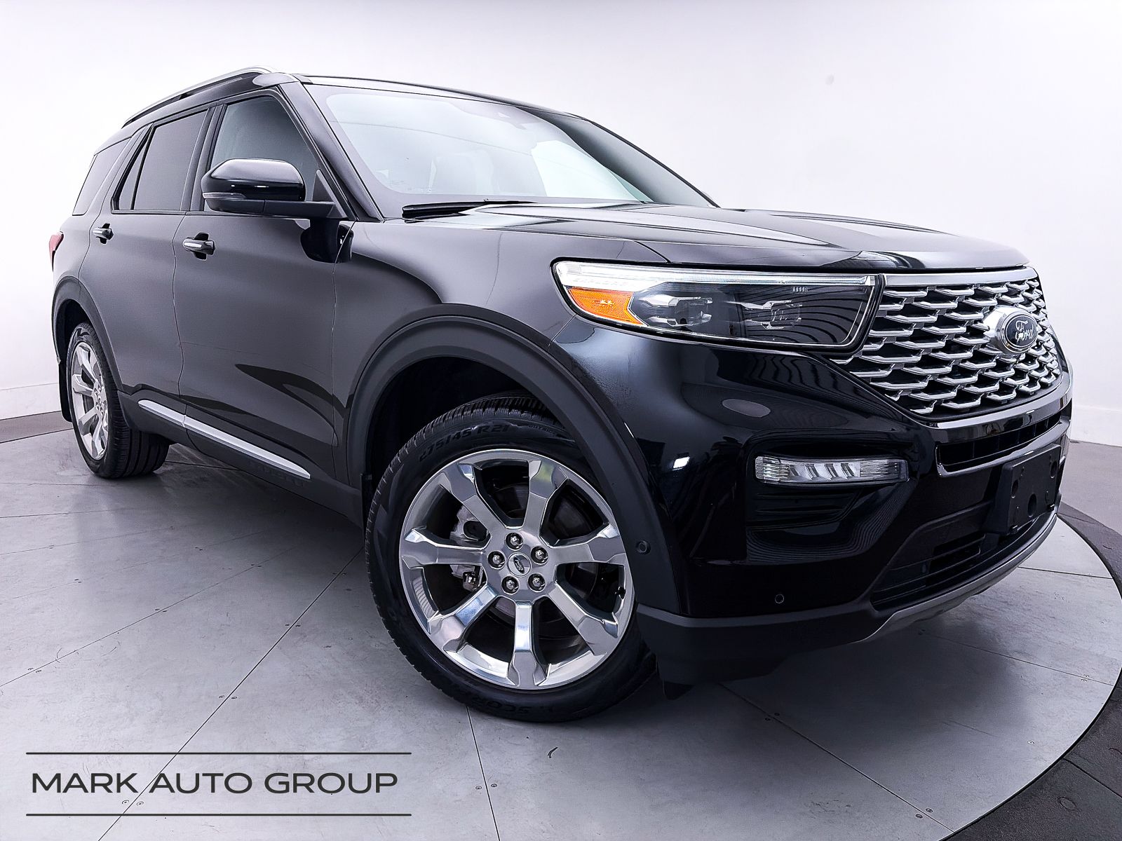 Black Metallic 2020 Ford Explorer SUV / Crossover All-Wheel Drive Automatic