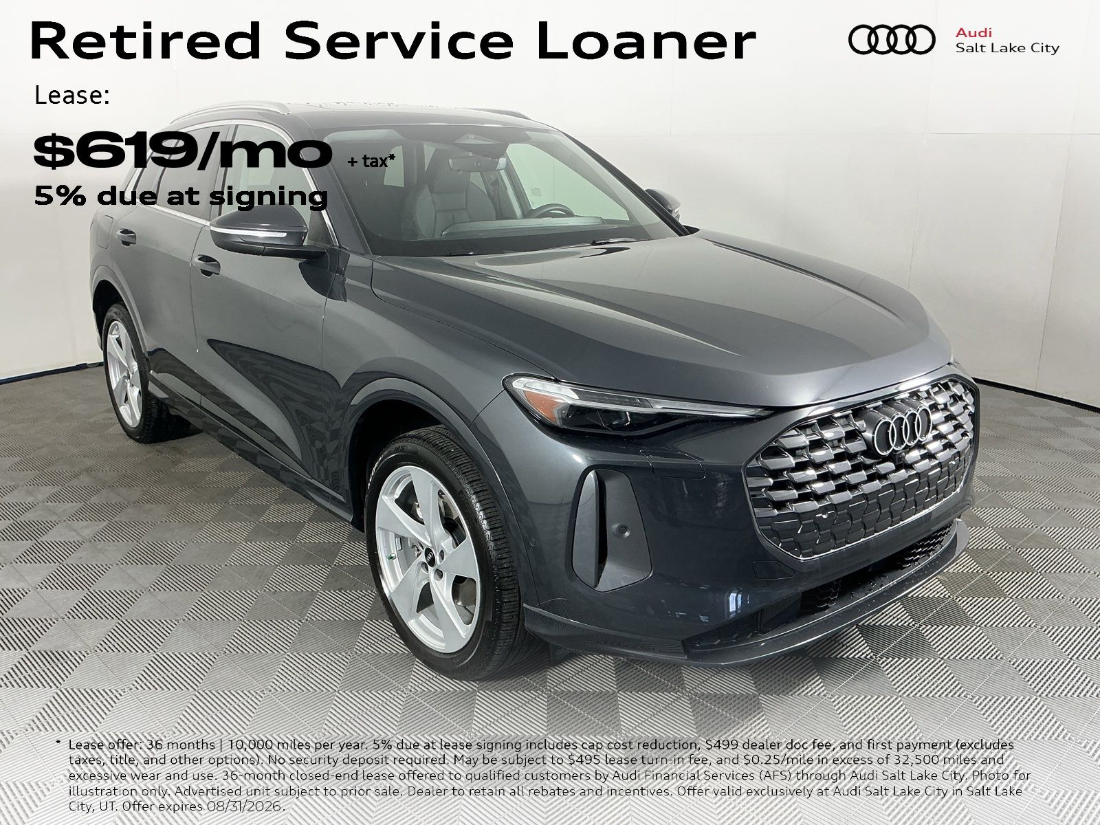 Tambora Gray Metallic 2025 Audi Q5 SUV / Crossover All-Wheel Drive 7-Speed Automatic