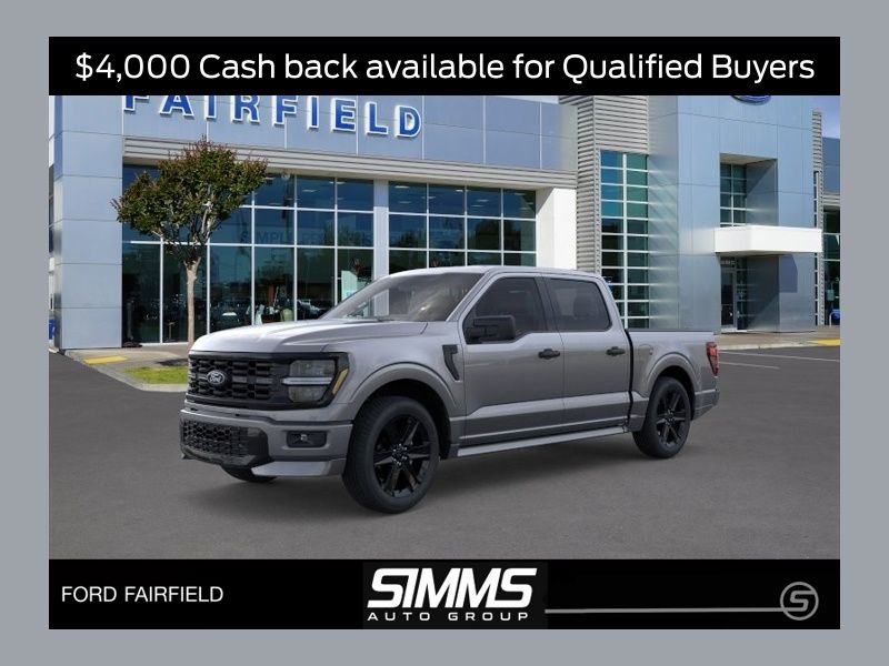 Carbonized Gray Metallic 2026 Ford F-150 STX 4dr SuperCrew 4WD Pickup Truck Four-Wheel Drive Automatic