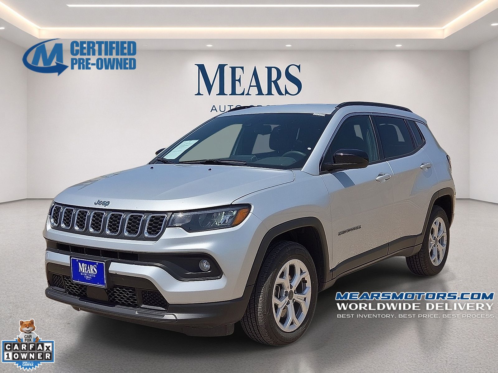 Silver Zynith Metallic Clearcoat 2025 Jeep Compass SUV / Crossover Four-Wheel Drive 8-Speed Automatic