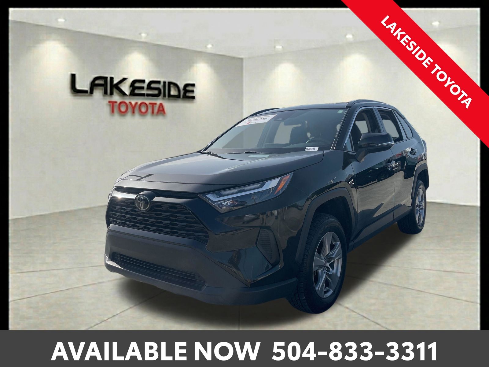 Midnight Black Metallic 2025 Toyota RAV4 SUV / Crossover Front-Wheel Drive 8-Speed Automatic