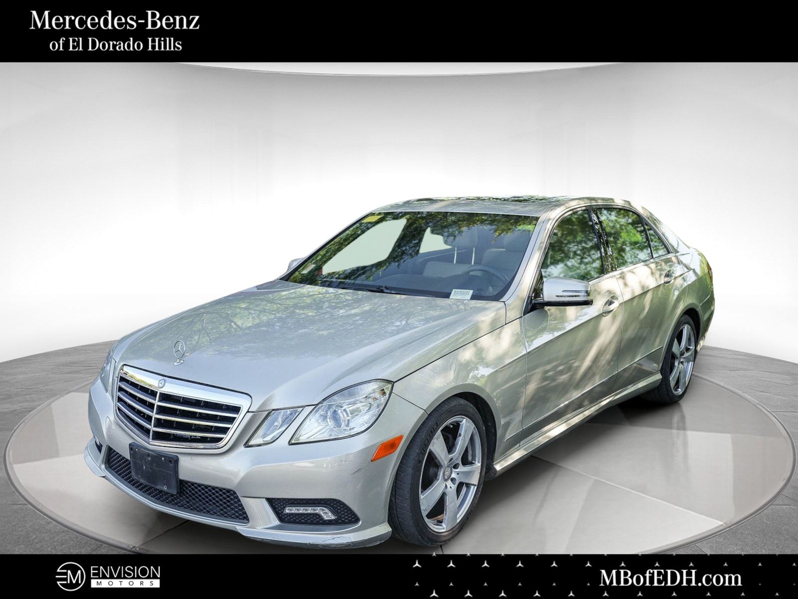 Brown (Pearl Beige Metallic) 2011 Mercedes-Benz E-Class Sedan 7-Speed Automatic