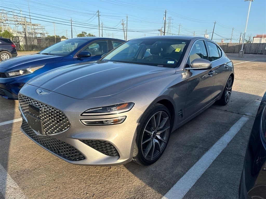 Savile Silver 2023 Genesis G70 Sedan Rear-Wheel Drive 8-Speed Automatic