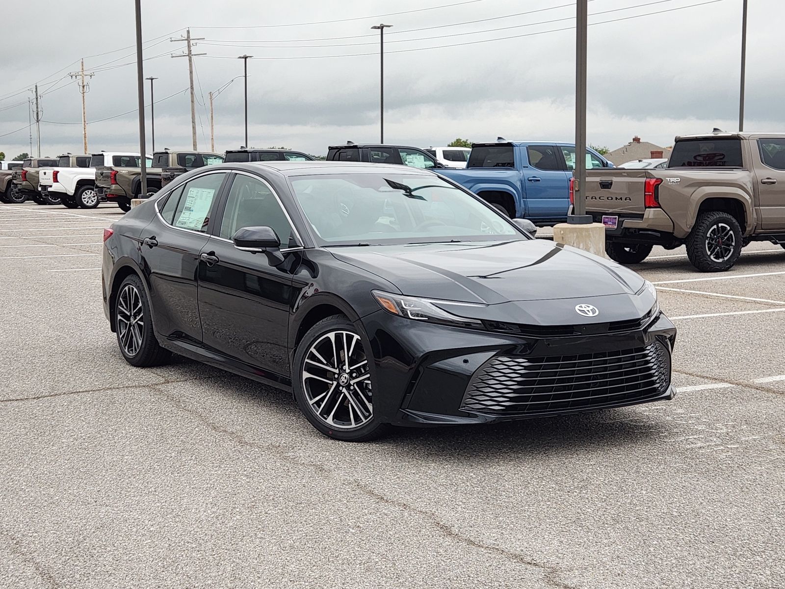 Midnight Black Metallic 2026 Toyota Camry Sedan Front-Wheel Drive Continuously Variable Transmission