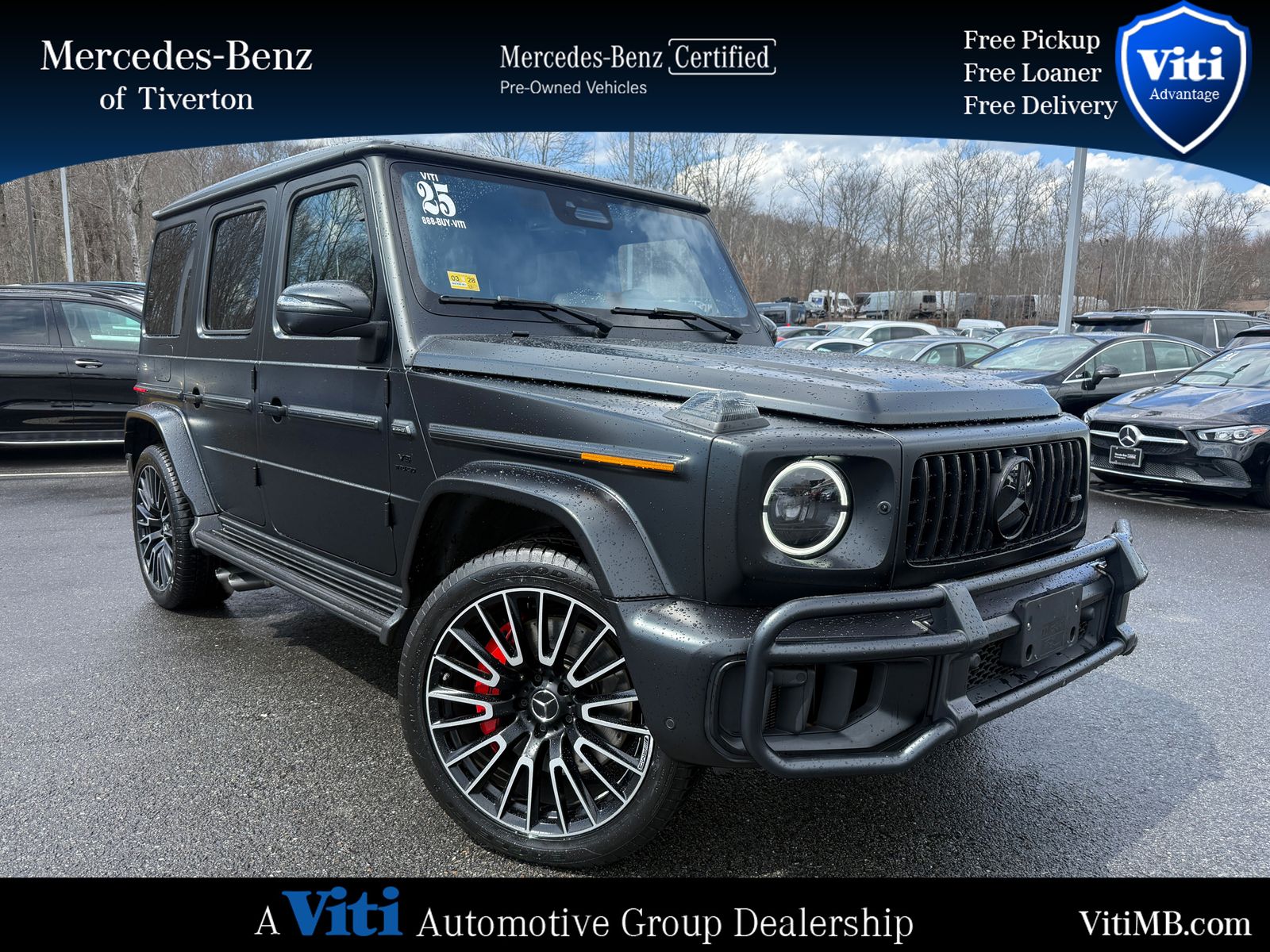 MANUFAKTUR Night Black Magno 2025 Mercedes-Benz G-Class AMG G 63 4MATIC SUV / Crossover All-Wheel Drive 9-Speed Automatic