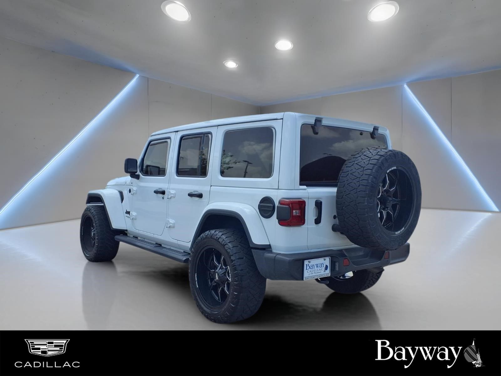 2021 Jeep Wrangler Unlimited Sahara Altitude White at Bayway Cadillac of The Woodlands