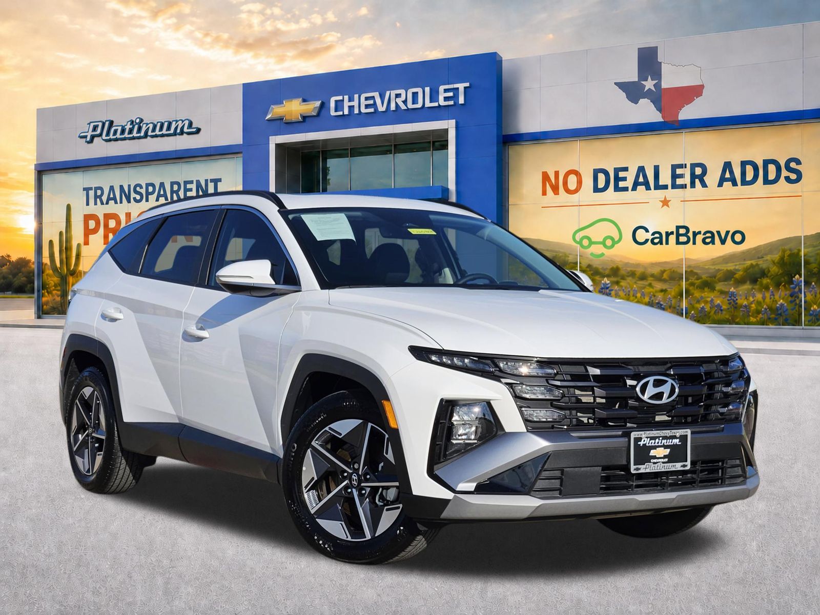 White Pearl 2025 Hyundai Tucson SUV / Crossover Front-Wheel Drive 8-Speed Automatic