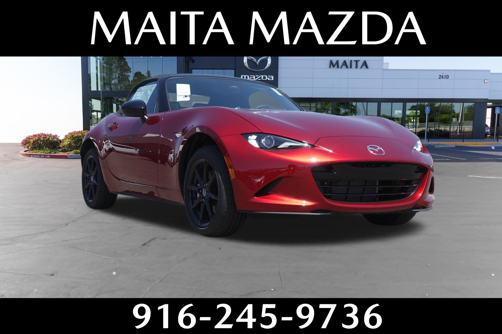 Soul Red Crystal Metallic 2026 Mazda MX-5 Miata Convertible Rear-Wheel Drive 6-Speed Manual