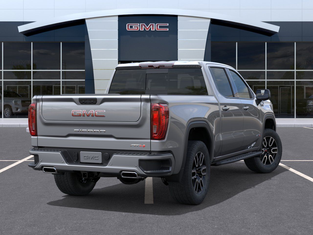 2026 GMC Sierra 1500 AT4 Silver at Ross Downing Buick GMC