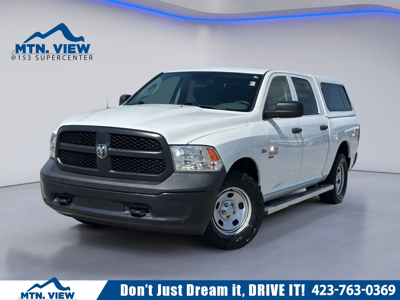 Bright White Clearcoat 2019 RAM 1500 Classic Tradesman Crew Cab 4WD Pickup Truck Four-Wheel Drive 8-Speed Automatic