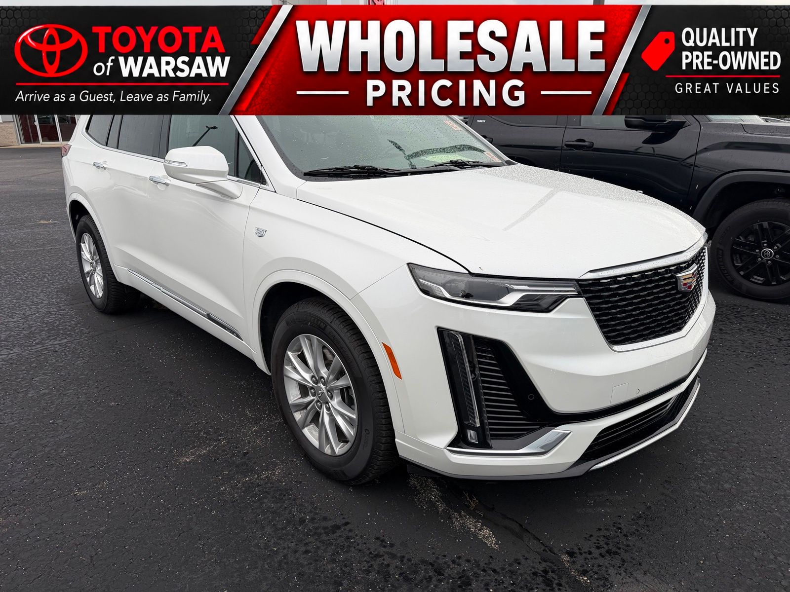 Crystal White Tricoat 2023 Cadillac XT6 SUV / Crossover Four-Wheel Drive 9-Speed Automatic