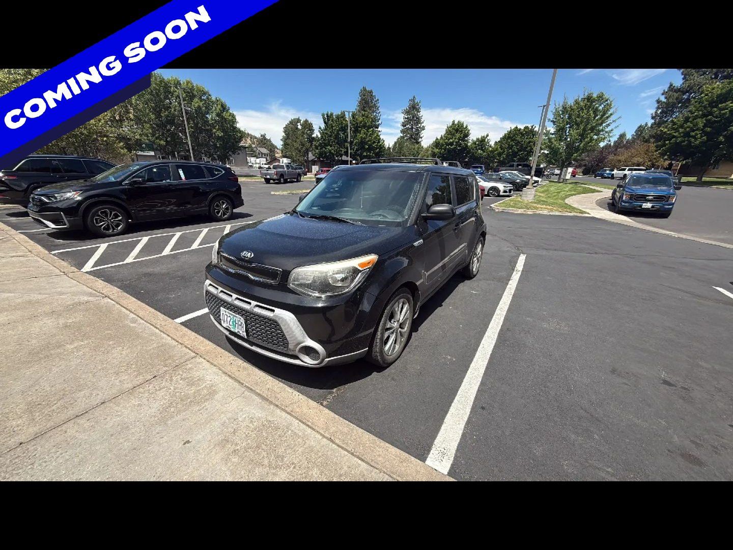 Shadow Black 2015 Kia Soul Wagon Front-Wheel Drive 6-Speed Automatic