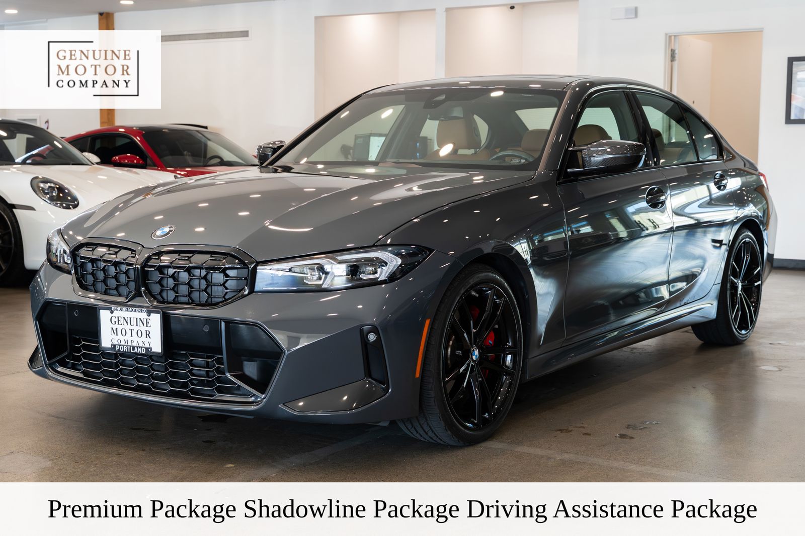 Individual Dravit Gray Metallic 2023 BMW 3 Series Sedan Rear-Wheel Drive 8-Speed Automatic