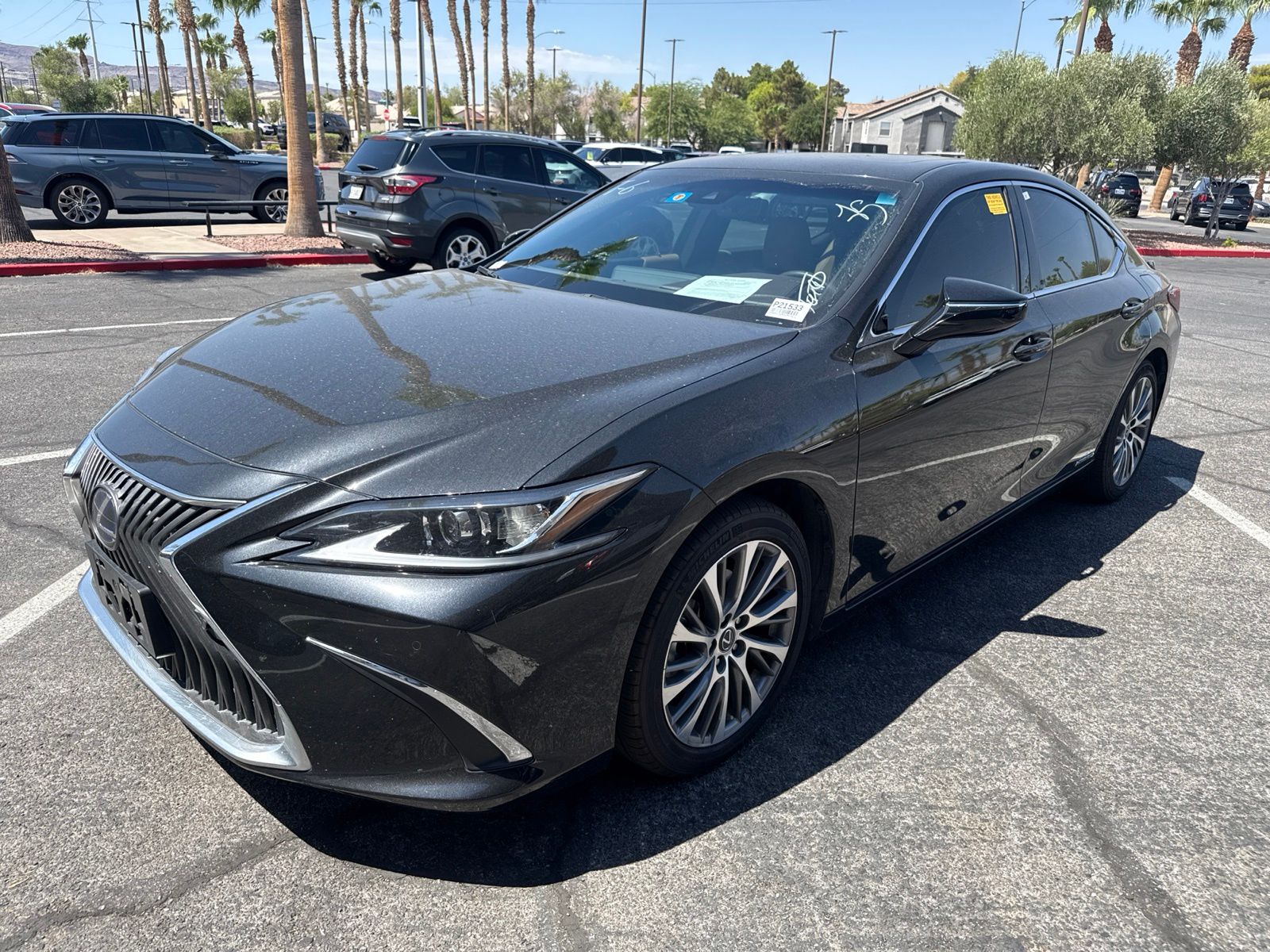 Black (Caviar) 2021 Lexus ES Hybrid Sedan Front-Wheel Drive Continuously Variable Transmission
