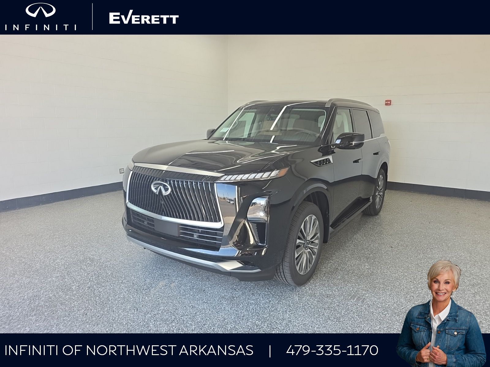 Black Obsidian 2026 INFINITI QX80 SUV / Crossover Rear-Wheel Drive 9-Speed Automatic