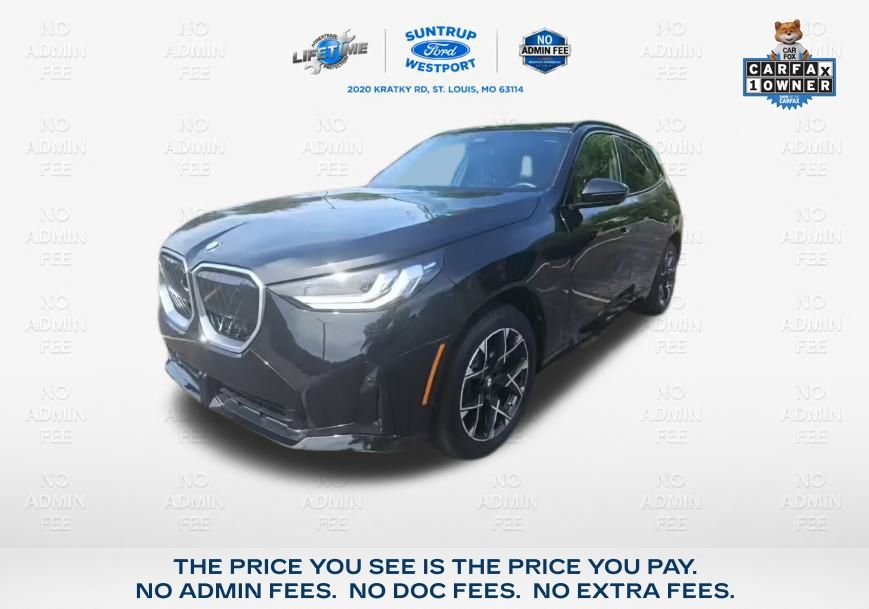 Black Sapphire Metallic 2025 BMW X3 SUV / Crossover All-Wheel Drive 8-Speed Automatic
