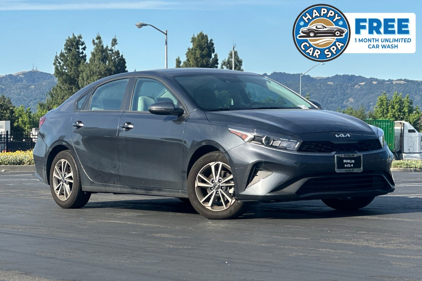 Gravity Gray 2023 Kia Forte LXS FWD Sedan Front-Wheel Drive Continuously Variable Transmission