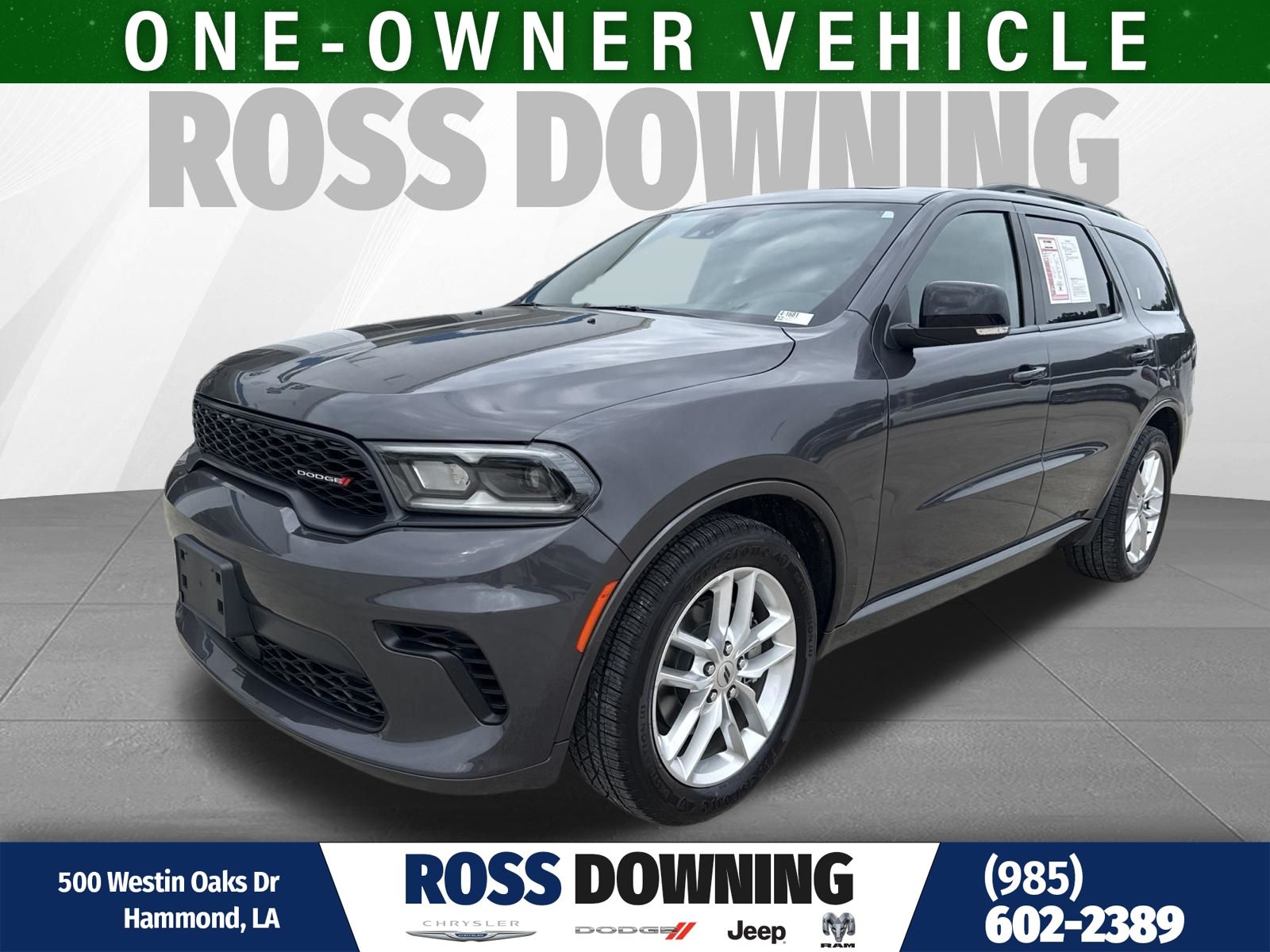 Vapor Gray 2024 Dodge Durango SUV / Crossover Rear-Wheel Drive 8-Speed Automatic