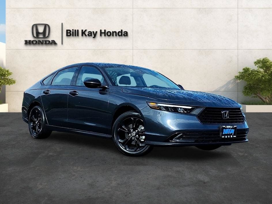 Gray 2025 Honda Accord Sedan Front-Wheel Drive Continuously Variable Transmission