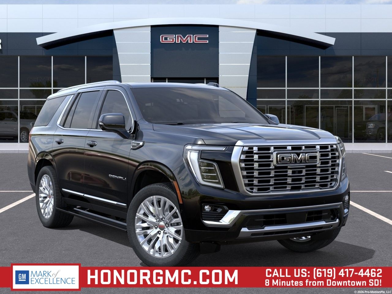 Onyx Black 2026 GMC Yukon SUV / Crossover Four-Wheel Drive 