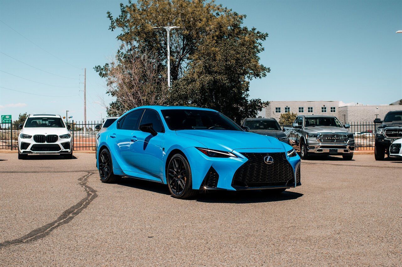 Blue Vector 2024 Lexus IS 500 F Sport Performance Premium RWD Sedan Rear-Wheel Drive 8-Speed Automatic