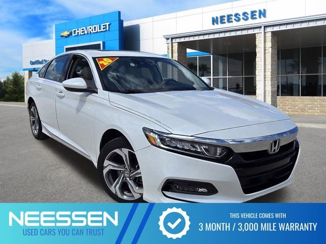 Platinum White Pearl 2020 Honda Accord 1.5T EX FWD Sedan Front-Wheel Drive Continuously Variable Transmission