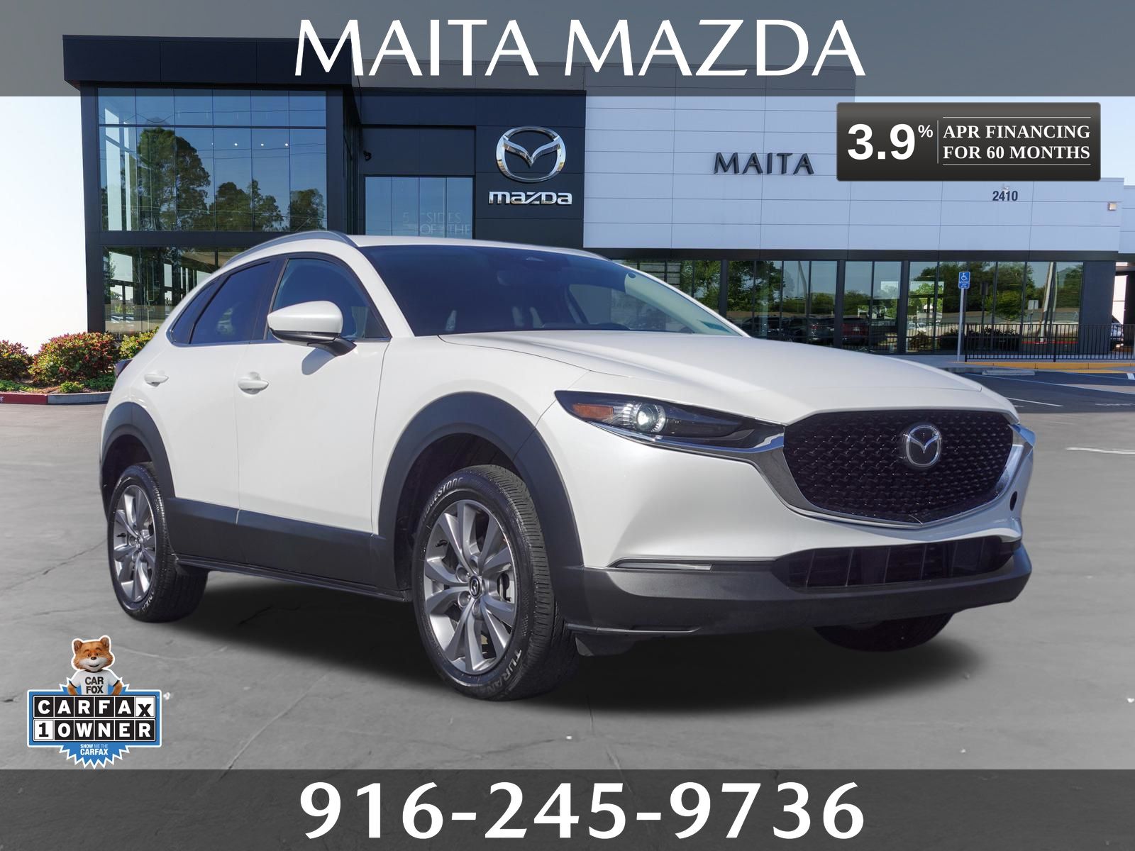 Snowflake White Pearl 2025 Mazda CX-30 SUV / Crossover All-Wheel Drive 6-Speed Automatic