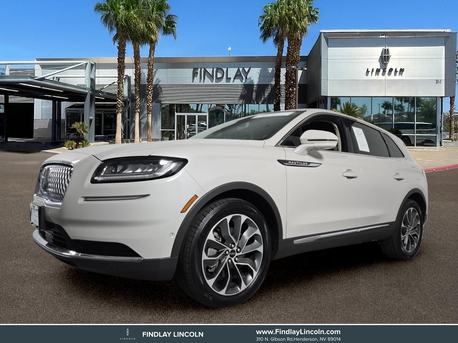Ceramic Pearl Metallic Tinted Clearcoat 2023 Lincoln Nautilus SUV / Crossover All-Wheel Drive 8-Speed Automatic
