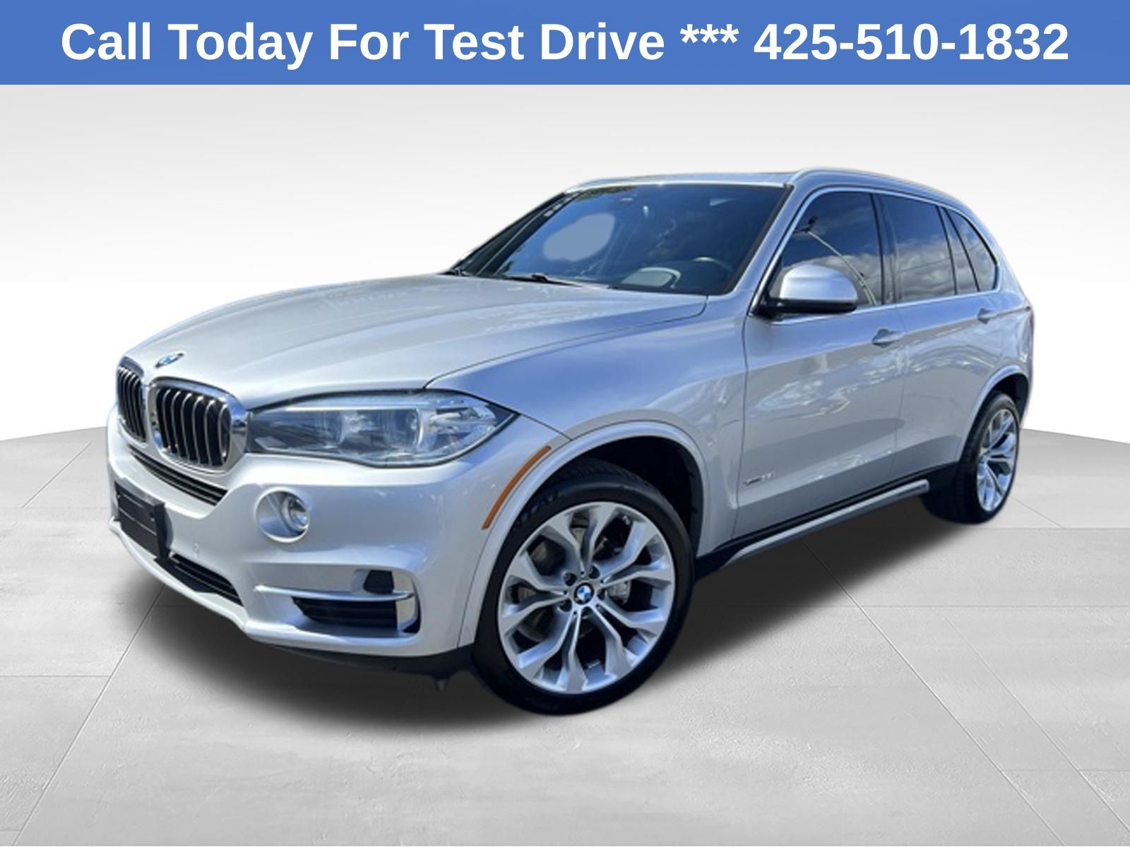 Glacier Silver Metallic 2018 BMW X5 SUV / Crossover All-Wheel Drive 8-Speed Automatic