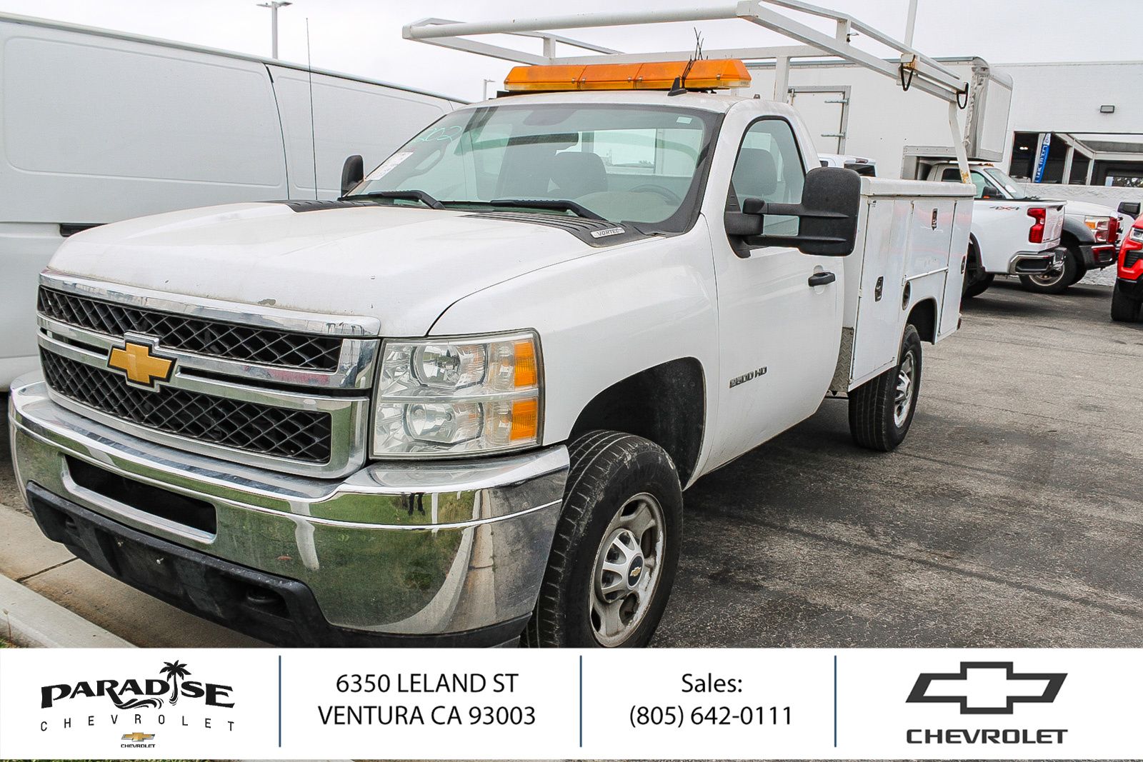 Summit White 2014 Chevrolet Silverado 2500HD Pickup Truck 4X2 6-Speed Automatic Overdrive