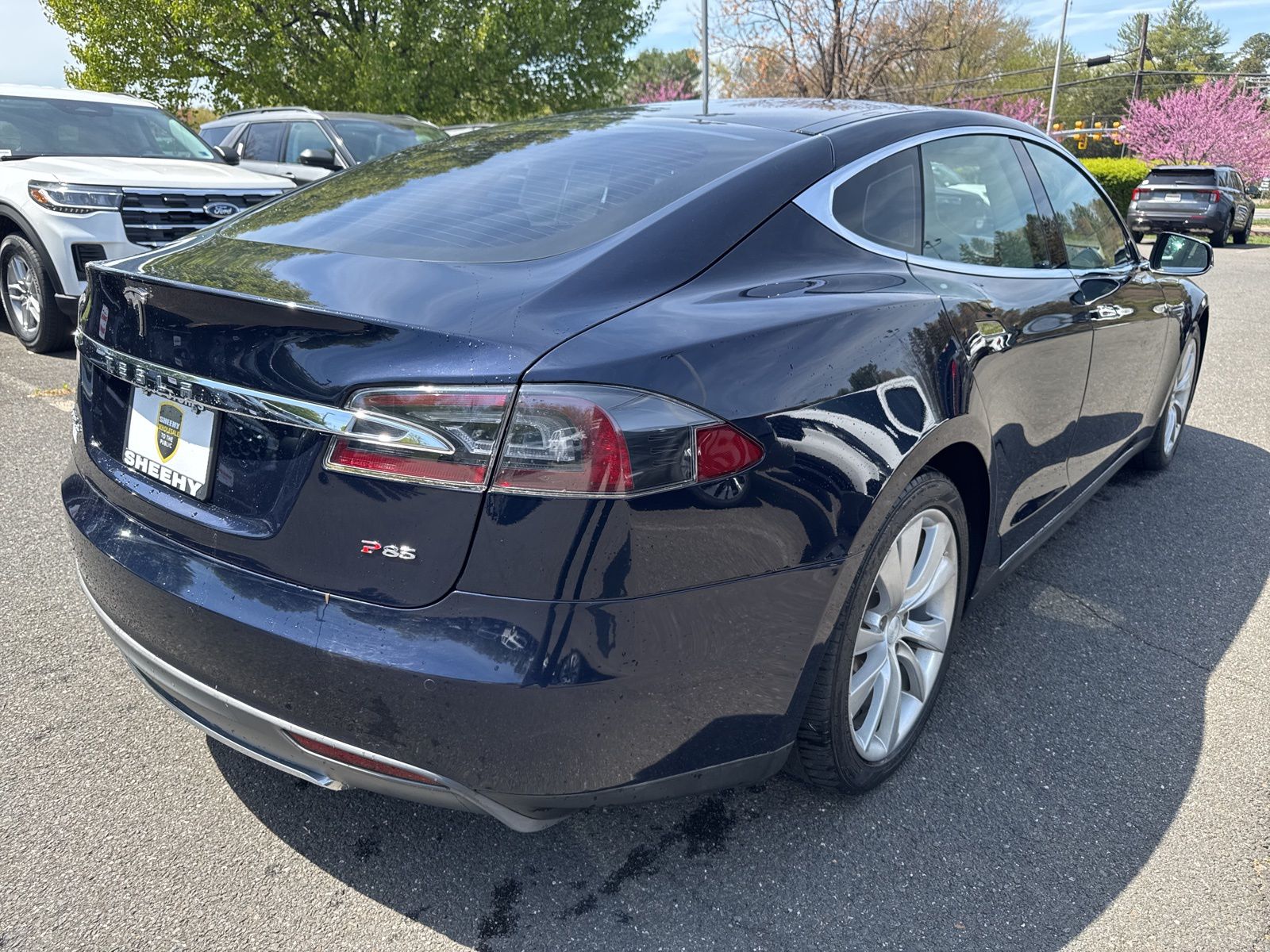 Used 2013 Blue Metallic Tesla Performance image 16