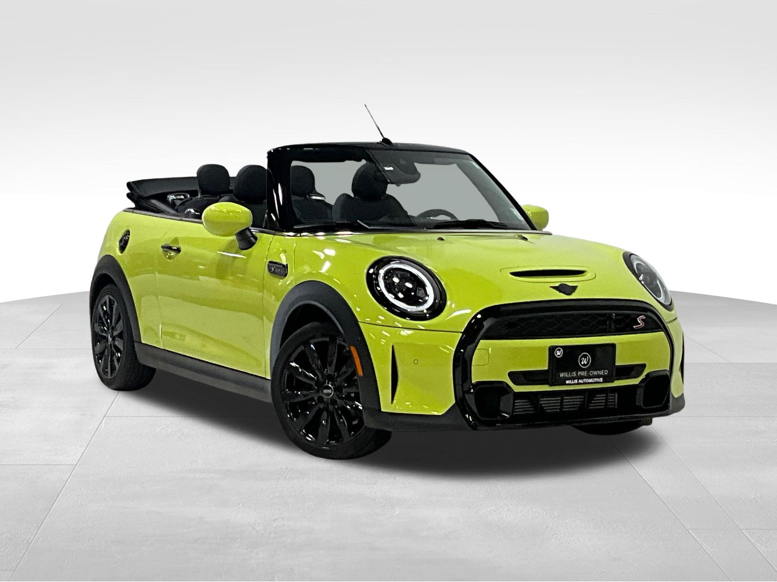 Zesty Yellow 2024 MINI Cooper Convertible Front-Wheel Drive 7-Speed Automatic