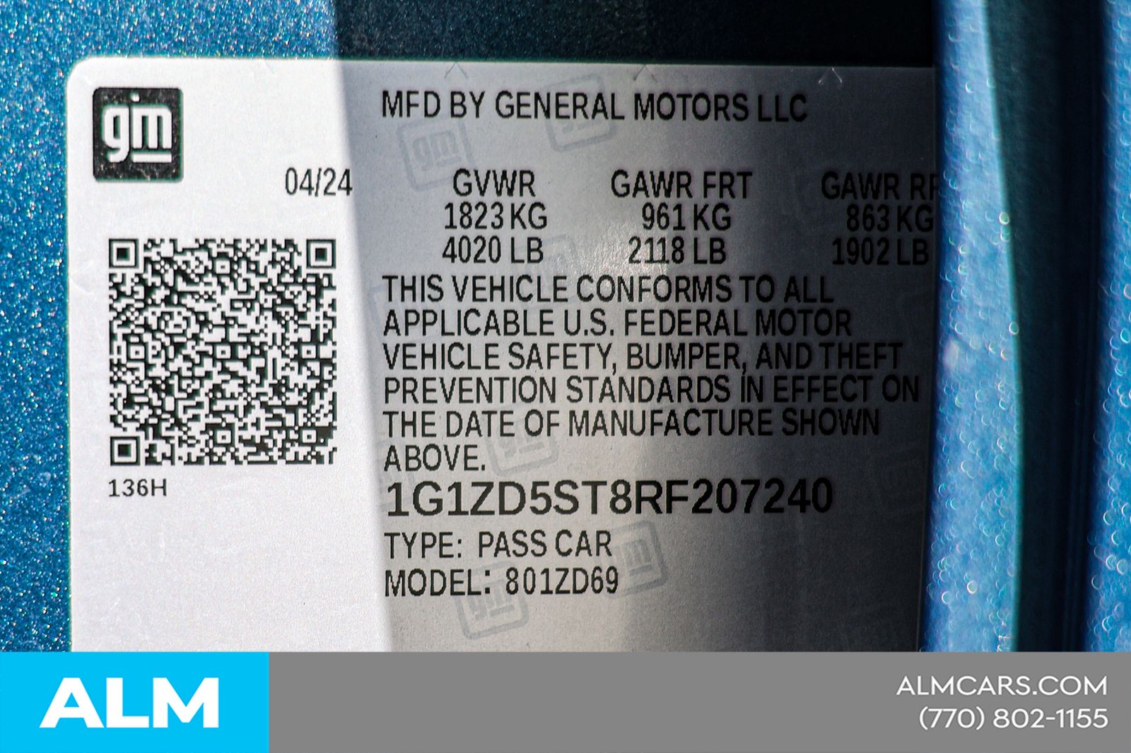 Used 2024 Blue Chevrolet LT image 46
