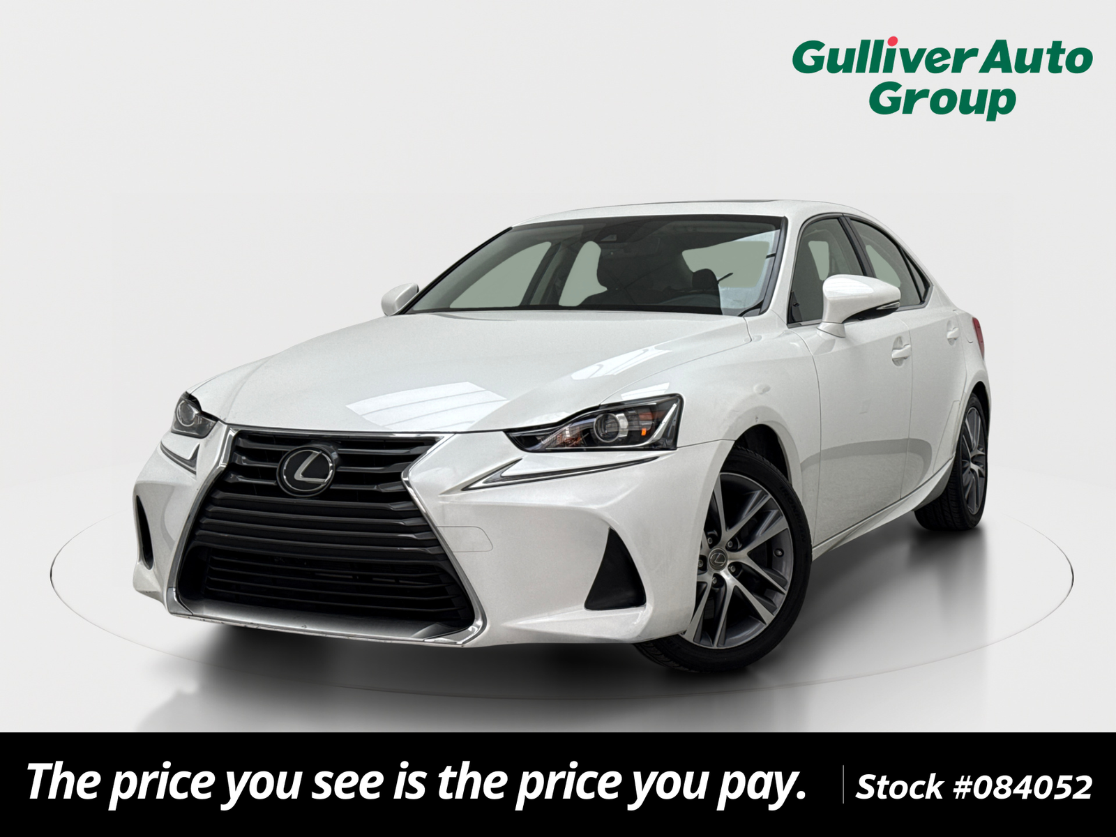 Ultra White 2019 Lexus IS Sedan Rear-Wheel Drive 8-Speed Dual Clutch