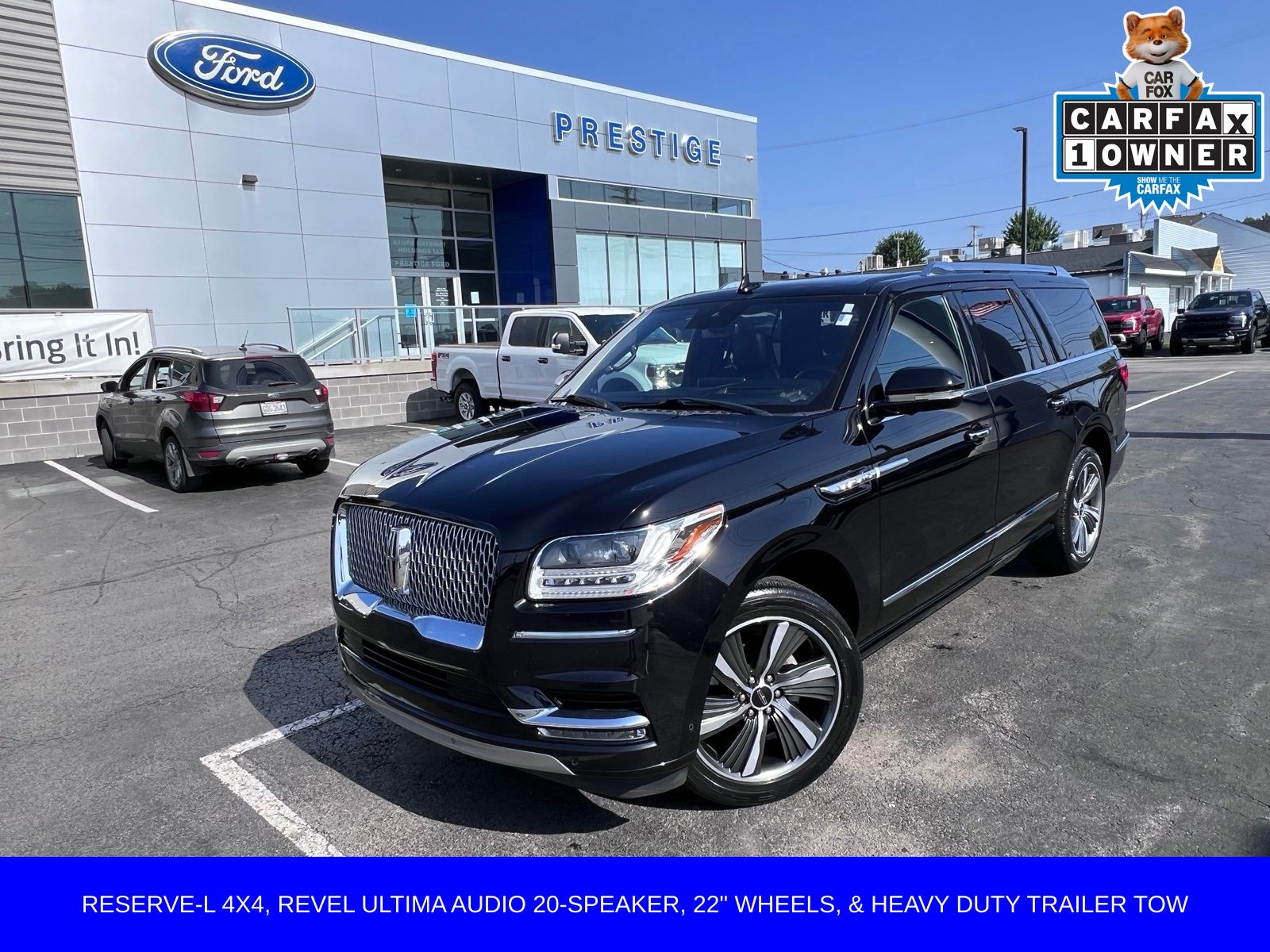Black Metallic 2019 Lincoln Navigator SUV / Crossover Four-Wheel Drive Automatic